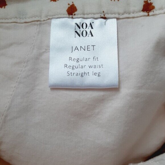 NOA NOA / Janet 100% Linen Straight Leg Regular Fit Dress Pants White Sz 6 - Picture 13 of 15